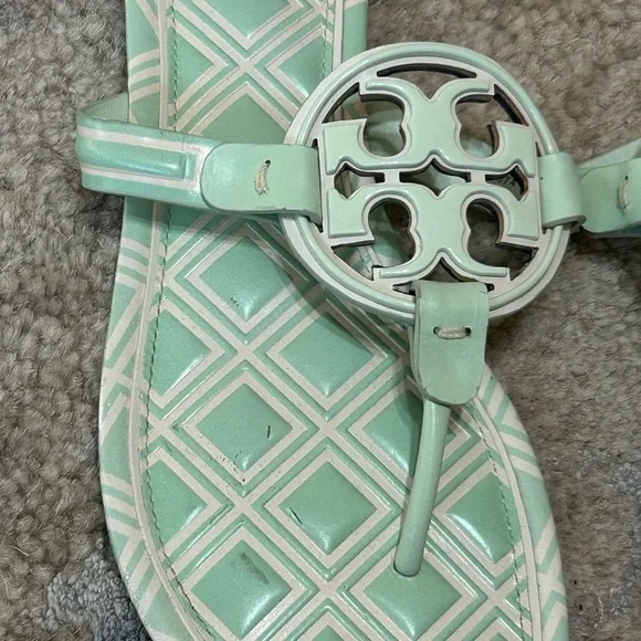 TORY BURCH METAL MILLER SANDAL
LEATHER/Printed/NEW IVORY/MEADOW - Picture 5 of 8